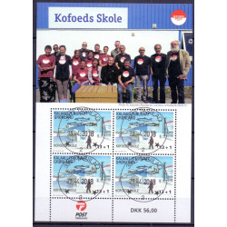 2017. 13.00+1 kr. Kofoed skole. Miniark AFA nr. 766a ** postfrisk  stemplet FDC