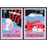 Færøerne 1988. CEPT AFA nr. 160-1 komplet postfrisk