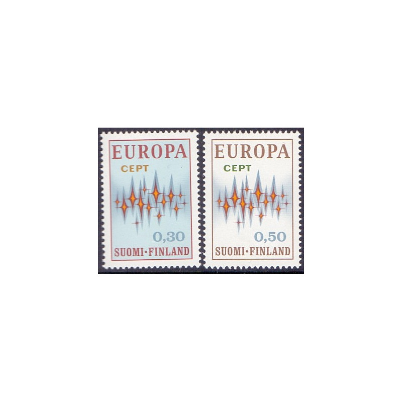 Finland. 1972. Europamærker. AFA nr. 708-09 **  stemplet **