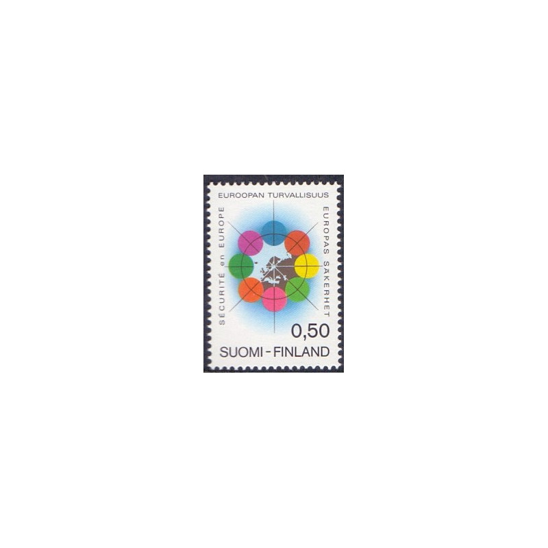 Finland. 1972. Sikkerhedskonference. AFA nr. 722 **  stemplet **