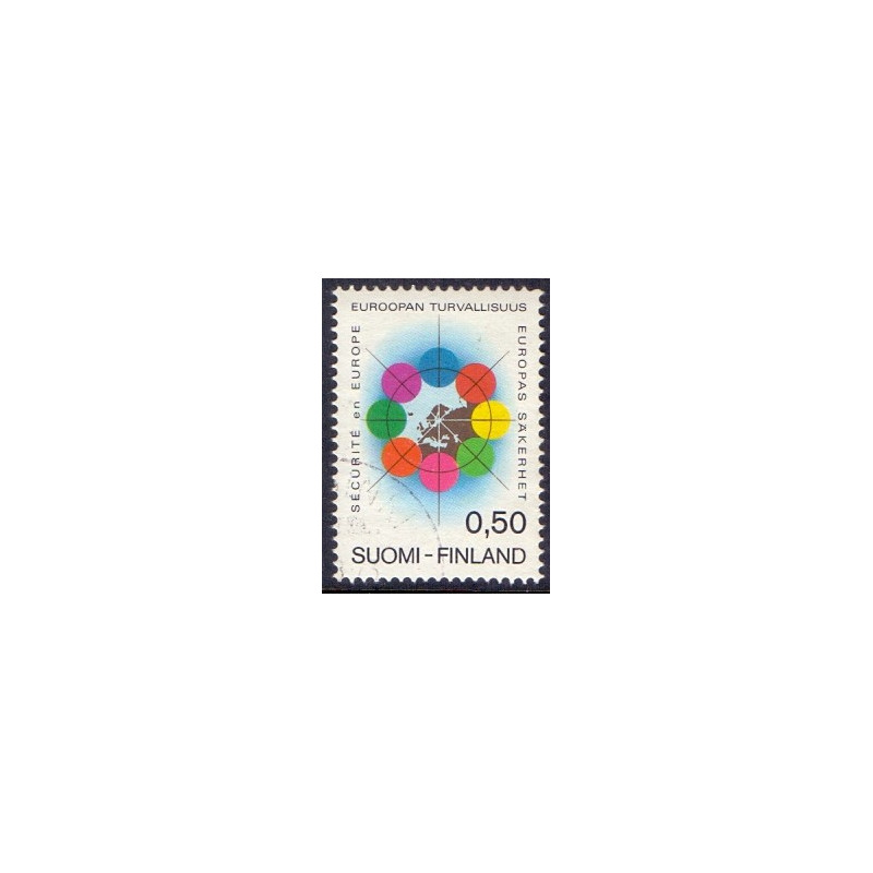 Finland. 1972. Sikkerhedskonference. AFA nr. 722 **  stemplet **