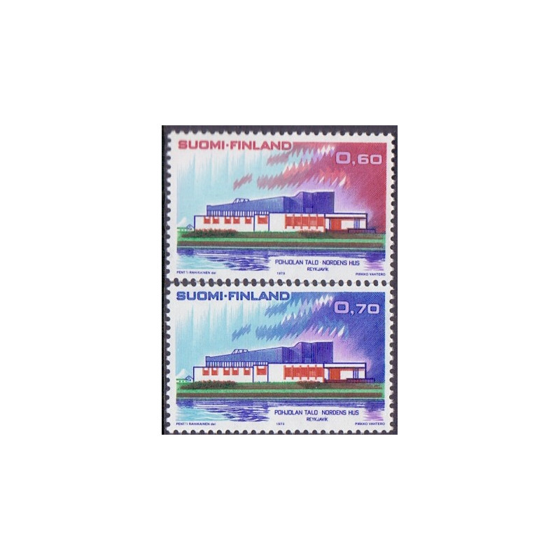 Finland. 1973. Nordisk Hus. AFA nr. 730-31 **   stemplet **