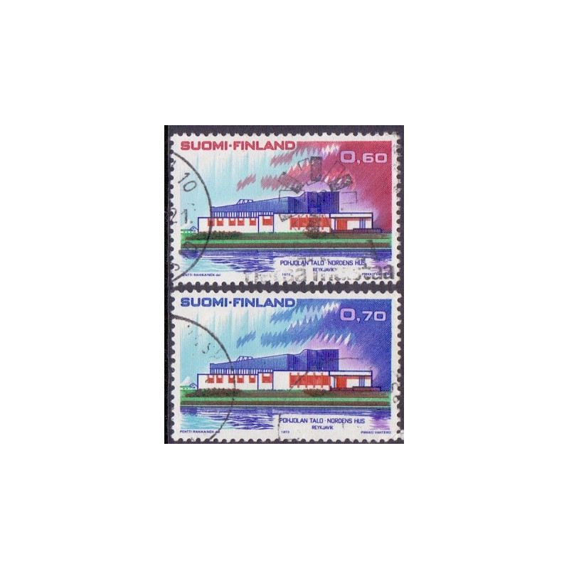Finland. 1973. Nordisk Hus. AFA nr. 730-31 **   stemplet **