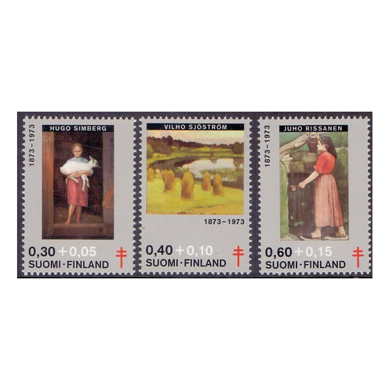 Finland. 1973. Tuberkulose bekæmpelse. AFA nr. 737-39 **   stemplet **