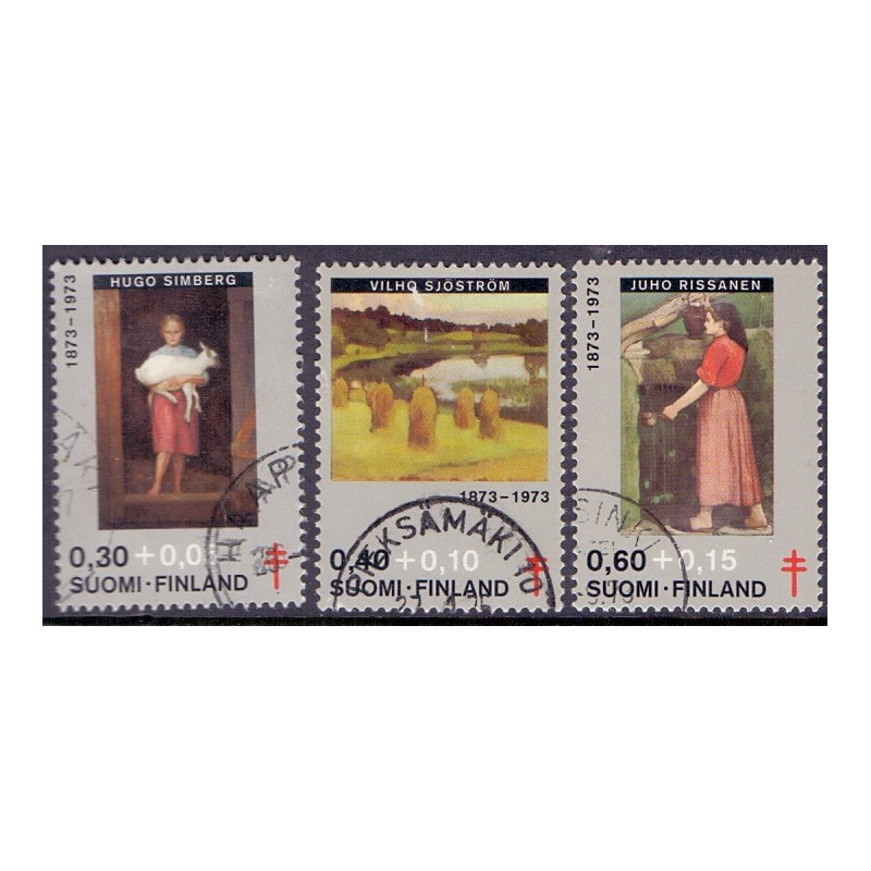 Finland. 1973. Tuberkulose bekæmpelse. AFA nr. 737-39 **   stemplet **