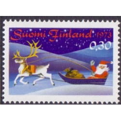 Finland. 1973. Flytrafik og julefrimærke. AFA nr. 745-46 **   stemplet **