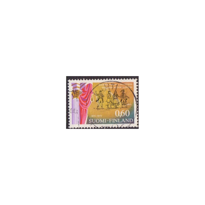 Finland. 1973. Nationalopera og Porcelænsindustrien. AFA nr. 747-48 **   stemplet **