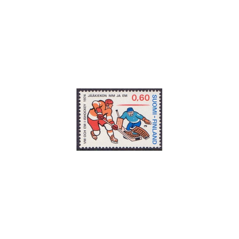 Finland. 1974. Ishockey EM og WM. AFA nr. 752 **   stemplet **