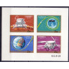 Ungarn.1970. Rumflyvning. Luna 16, miniark, UTAKKET. AFA nr 2590-93U **    stemplet
