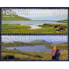 Færøerne. 2018. Sandvatn & Toftavatn, AFA nr 905-06 ** , Postfrisk stemplet FDC
