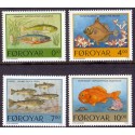 Færøerne 1993. Fisk AFA nr. 248-51 komplet postfrisk