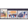 Finland. 1977. Volleyball og Skiløb. AFA nr. 821-23 **   , postfrisk stemplet FDC