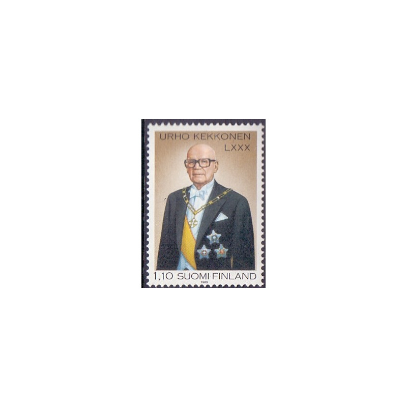 Finland. 1980. Urho Kukkonen. AFA nr. 876 **   , postfrisk stemplet FDC