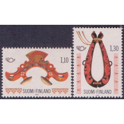Finland. 1980. Fællesnordisk udgave. AFA nr. 877-78 **   , postfrisk stemplet FDC