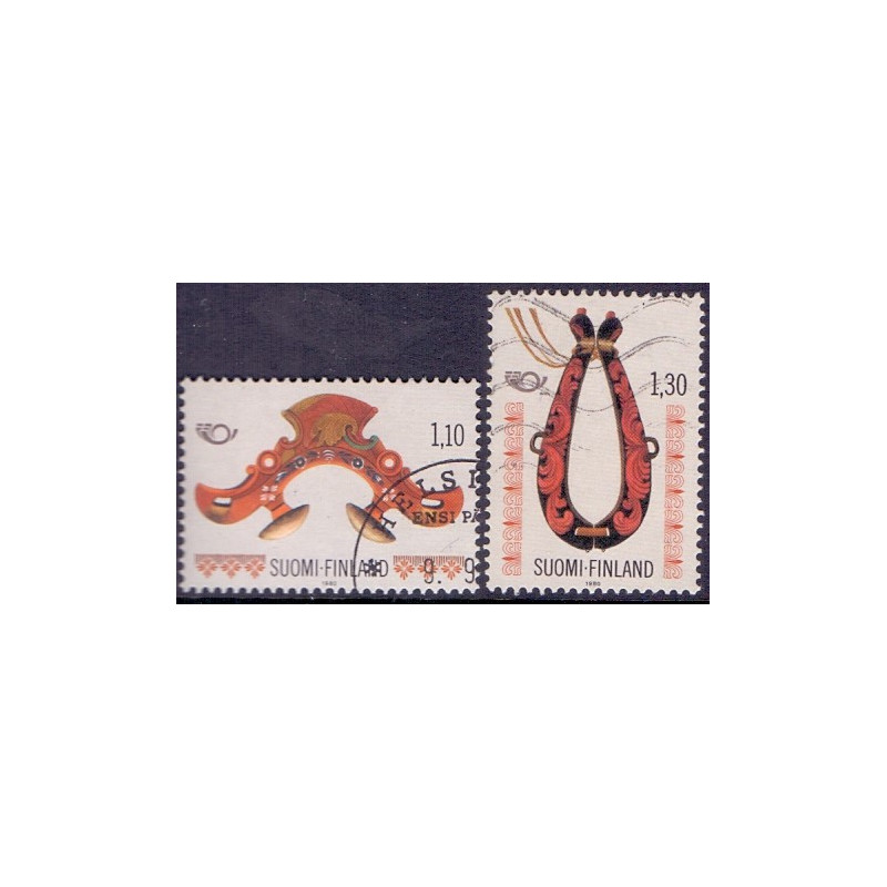 Finland. 1980. Fællesnordisk udgave. AFA nr. 877-78 **   , postfrisk stemplet FDC