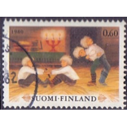 Finland. 1980. VM i skiskydning, og julefrimærker. AFA nr. 879-81**   , postfrisk stemplet FDC