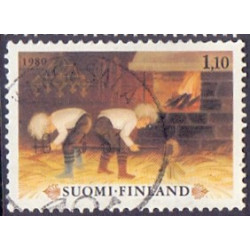 Finland. 1980. VM i skiskydning, og julefrimærker. AFA nr. 879-81**   , postfrisk stemplet FDC