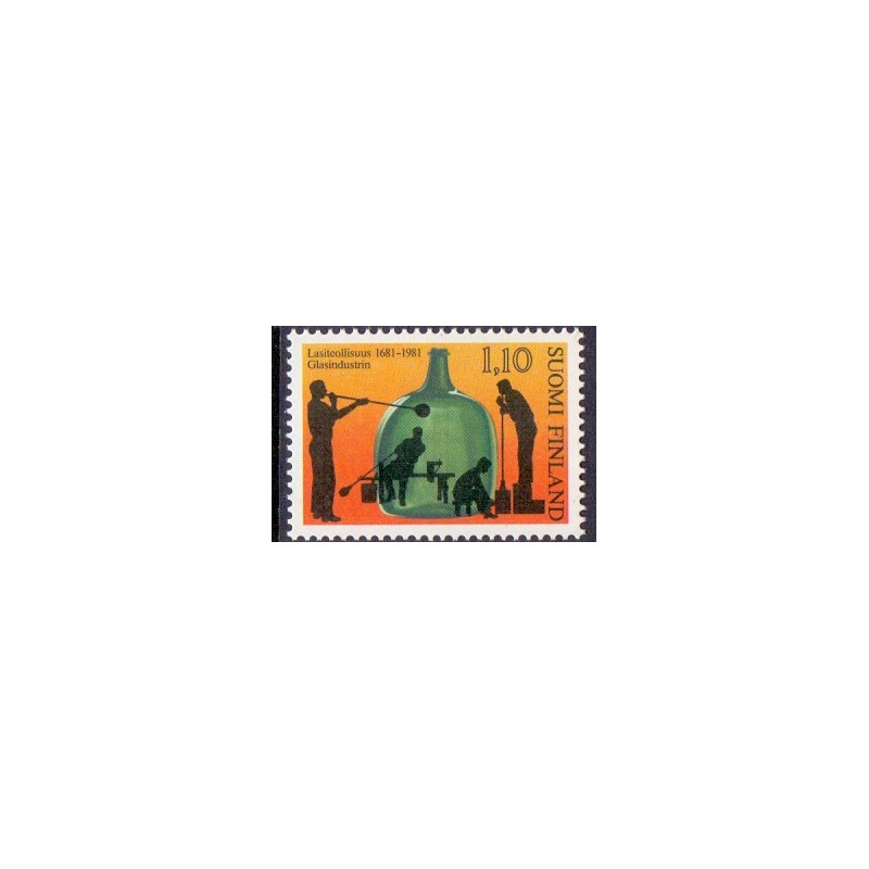 Finland. 1981. Glaspruduktion, og NORDIA. AFA nr 885-86 **   , postfrisk stemplet FDC