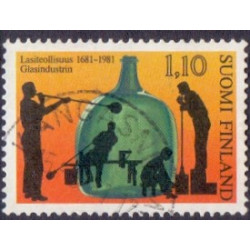 Finland. 1981. Glaspruduktion, og NORDIA. AFA nr 885-86 **   , postfrisk stemplet FDC