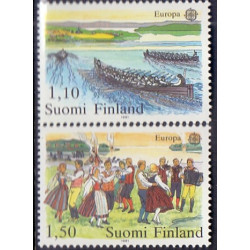 Finland. 1981. Europamærker. AFA nr. 887-88 **   , postfrisk stemplet FDC