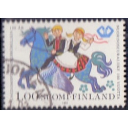 Finland. 1981. Trafik, og ungdomsforeninger. AFA nr. 889-90 **   , postfrisk stemplet FDC
