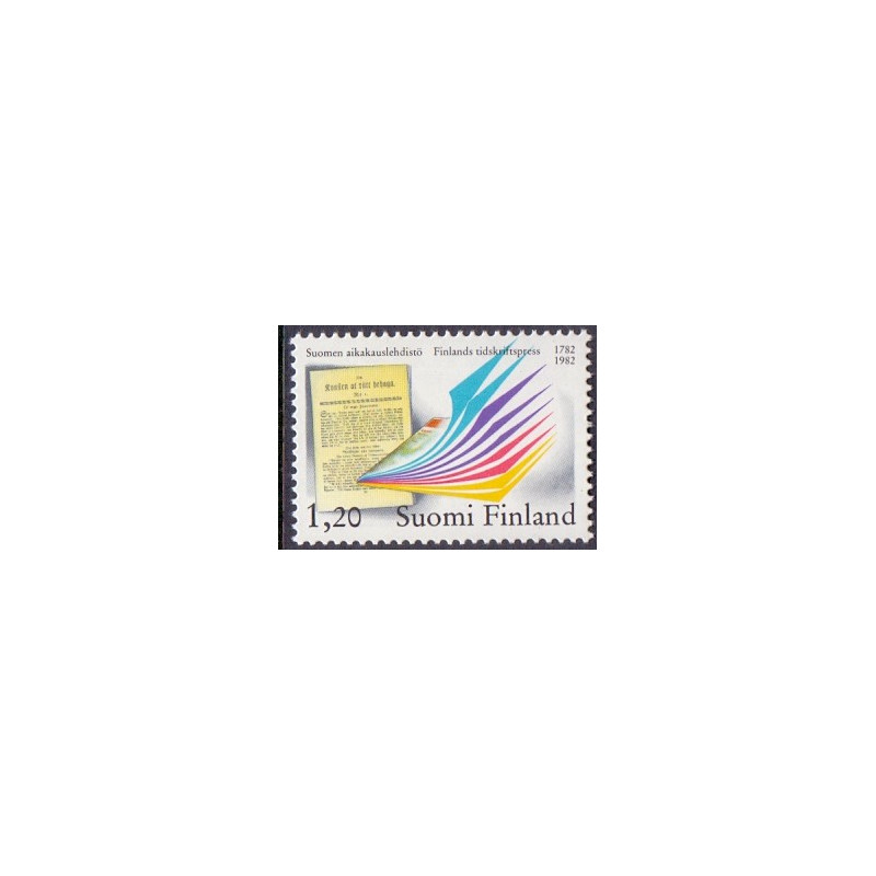 Finland. 1982. Tidskriftpressen. AFA nr. 897 **   , postfrisk stemplet FDC