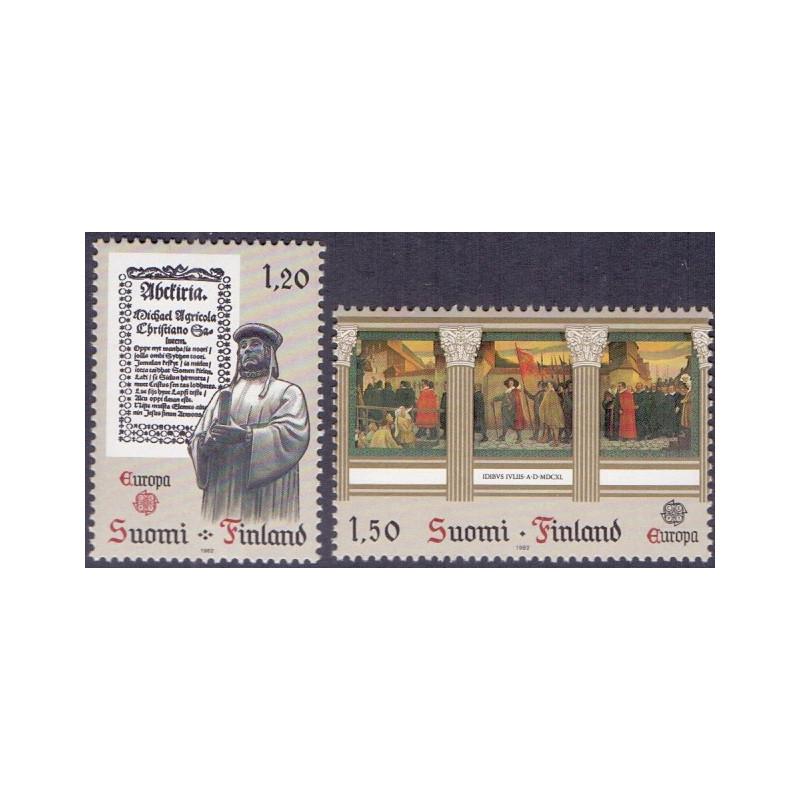 Finland. 1982. Europamærker. AFA nr. 905-06 **   , postfrisk stemplet FDC