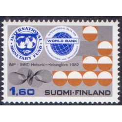 Finland. 1982. Valutafond, og Etkammerrigsdags jubi. AFA nr. 907-08 **   , postfrisk stemplet FDC