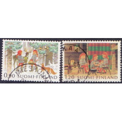 Finland. 1982. Julefrimærker. AFA nr. 922-23 **   , postfrisk stemplet FDC