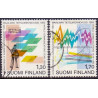 Finland. 1983. Verdenskommunikationsår. AFA nr. 930-31 **   , postfrisk stemplet FDC