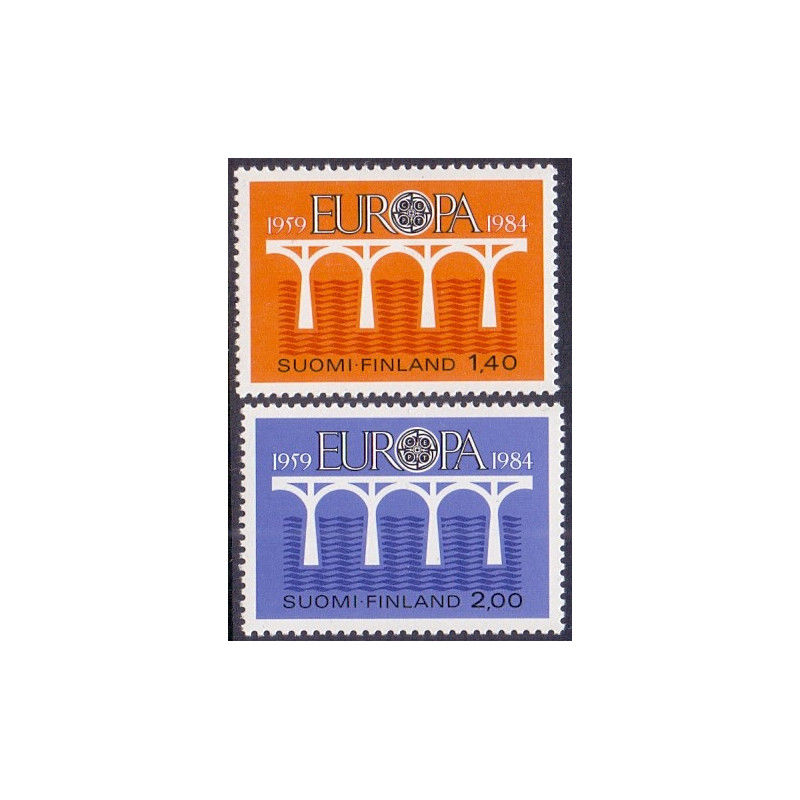 Finland. 1984. Europamærker. AFA nr. 950-51 **  , postfrisk stemplet FDC