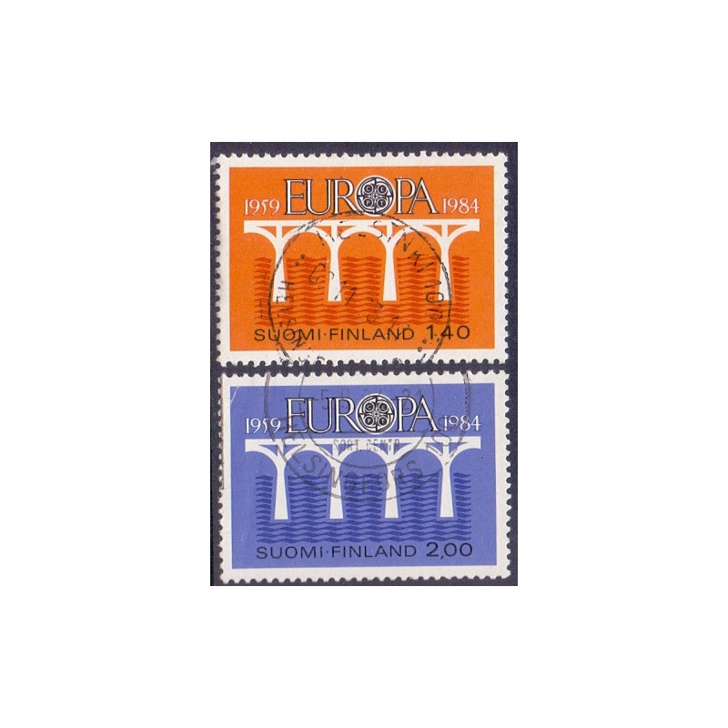 Finland. 1984. Europamærker. AFA nr. 950-51 **  , postfrisk stemplet FDC
