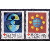 Finland. 1984. Røde Kors. AFA nr. 952-53 **  , postfrisk stemplet FDC