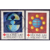 Finland. 1984. Røde Kors. AFA nr. 952-53 **  , postfrisk stemplet FDC