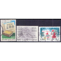 Finland. 1984. Loven fra 1734, Kivis, og julefrimærke. AFA nr 956-58 **  , postfrisk stemplet FDC