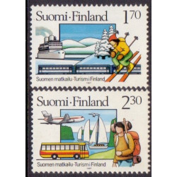 Finland. 1987. Turisme. AFA nr. 1010-11 **   , postfrisk stemplet FDC