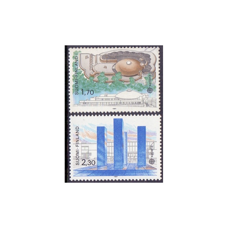 Finland. 1987. Europamærker. AFA nr. 1017-18  **   , postfrisk stemplet FDC
