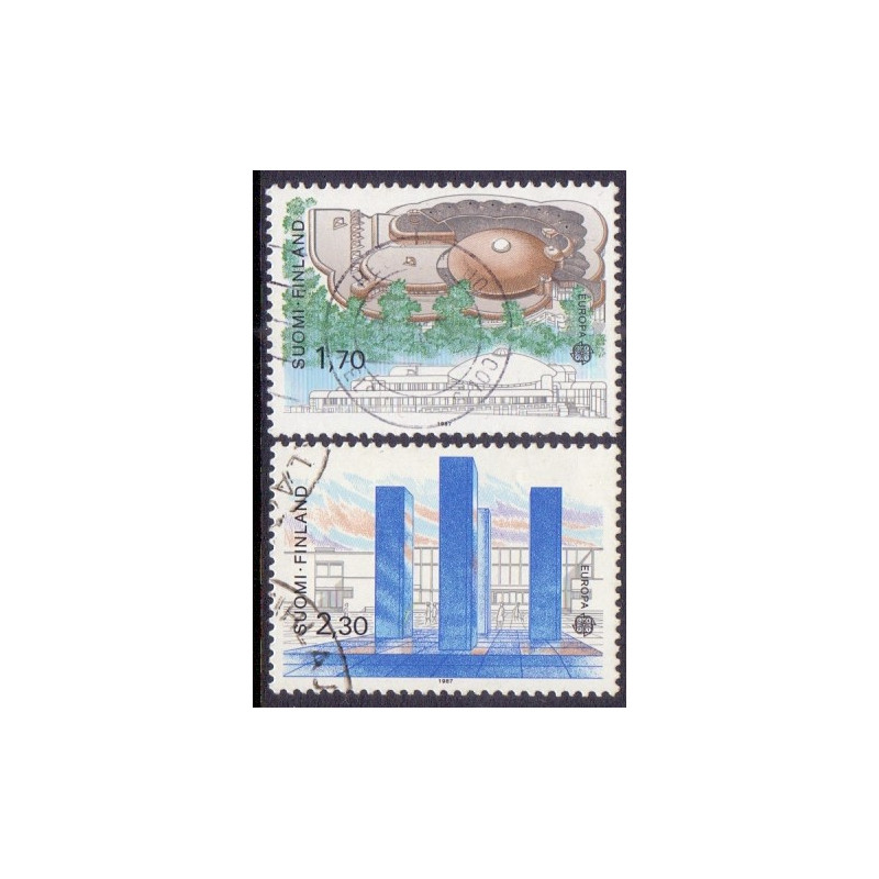 Finland. 1987. Europamærker. AFA nr. 1017-18  **   , postfrisk stemplet FDC