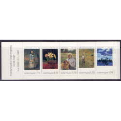 Finland. 1987. Malerier i sammentryk. AFA nr. 1019-23 **  , postfrisk stemplet FDC