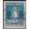 Grønland/Greenland 1937. 10 Øre, Grønblå. AFA nr. 15 postfrisk stemplet