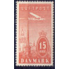 1934. Luftpostmærke, med variant "Hvid fartstribe" i halen AFA nr 217 *