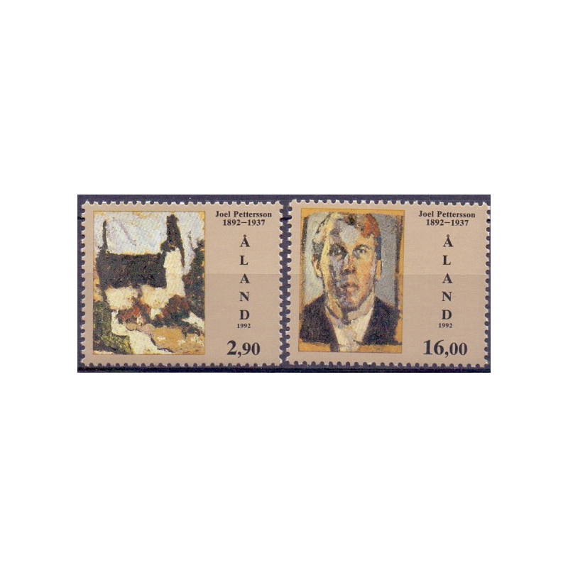 Åland. 1992. Joel Petterson. AFA nr. 61-62 **, st