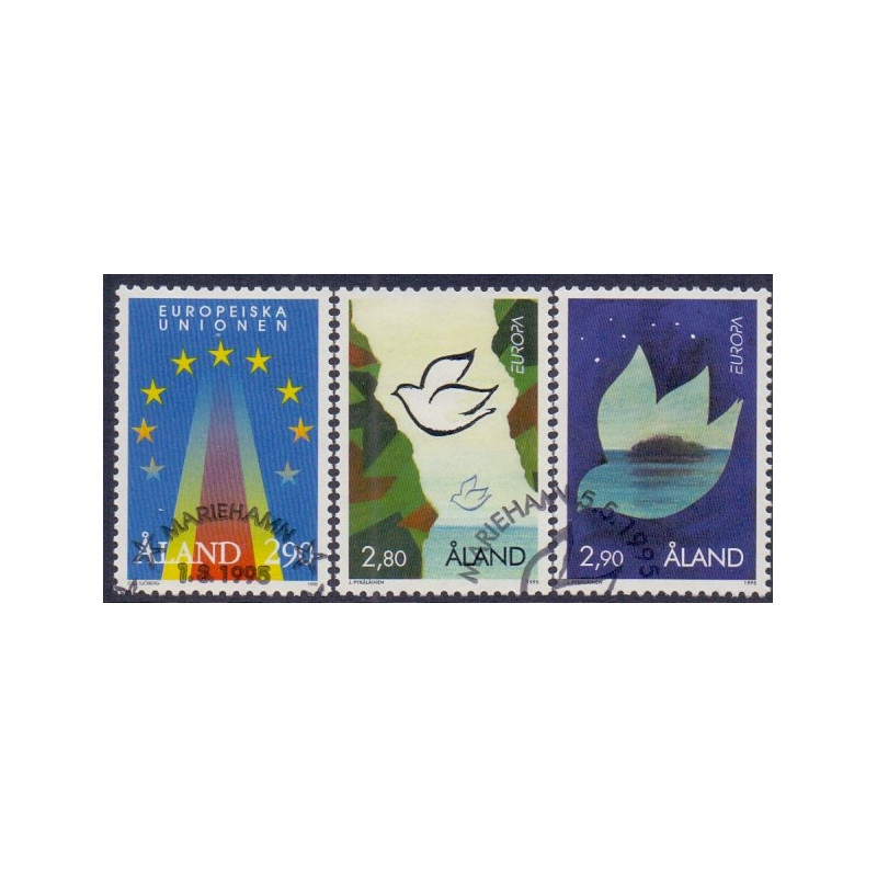 Åland. 1994-95. Sunds kirke og dagligmærker. AFA nr. 91-94 **                      st