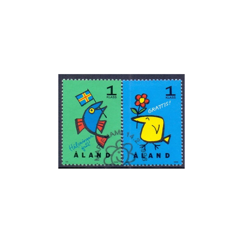 Åland. 1996. Hilsener. AFA nr. 107-08 **                    st