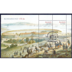 Åland. 2004. Bomarsunds fæstning, miniark. AFA nr. 236-39 **    st.