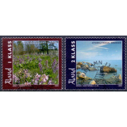 Åland. 2004. Landskaber & Julefrimærke. AFA nr. 241-43 **    st.