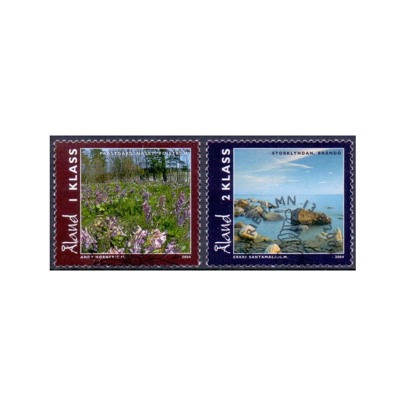 Åland. 2004. Landskaber & Julefrimærke. AFA nr. 241-43 **    st.