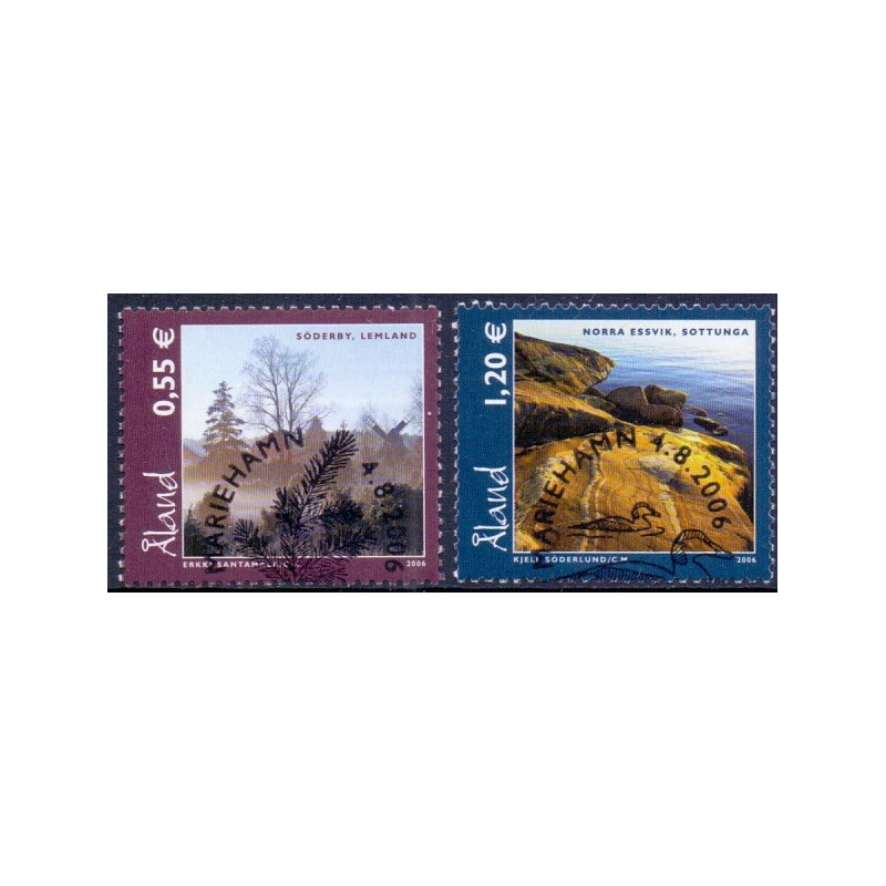 Åland. 2006. Naturmiljøer. AFA nr 268-69  **   st.