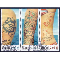 Åland. 2006. Tatoveringer, 3-stribe. AFA nr 270-72  **   st.
