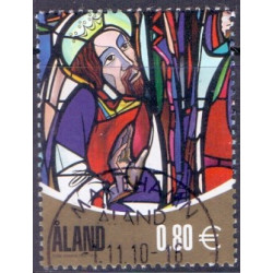 Åland. 2010. Kirkevinduer II, Naturmiljøer, og julefrimærke . AFA nr. 333-36 **    st.